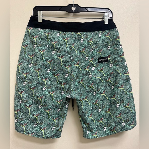 Ripndip Nermal Leaf Board Shorts - Picture 5 of 9